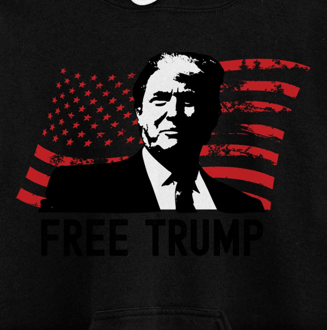 Free Trump Pullover Hoodie