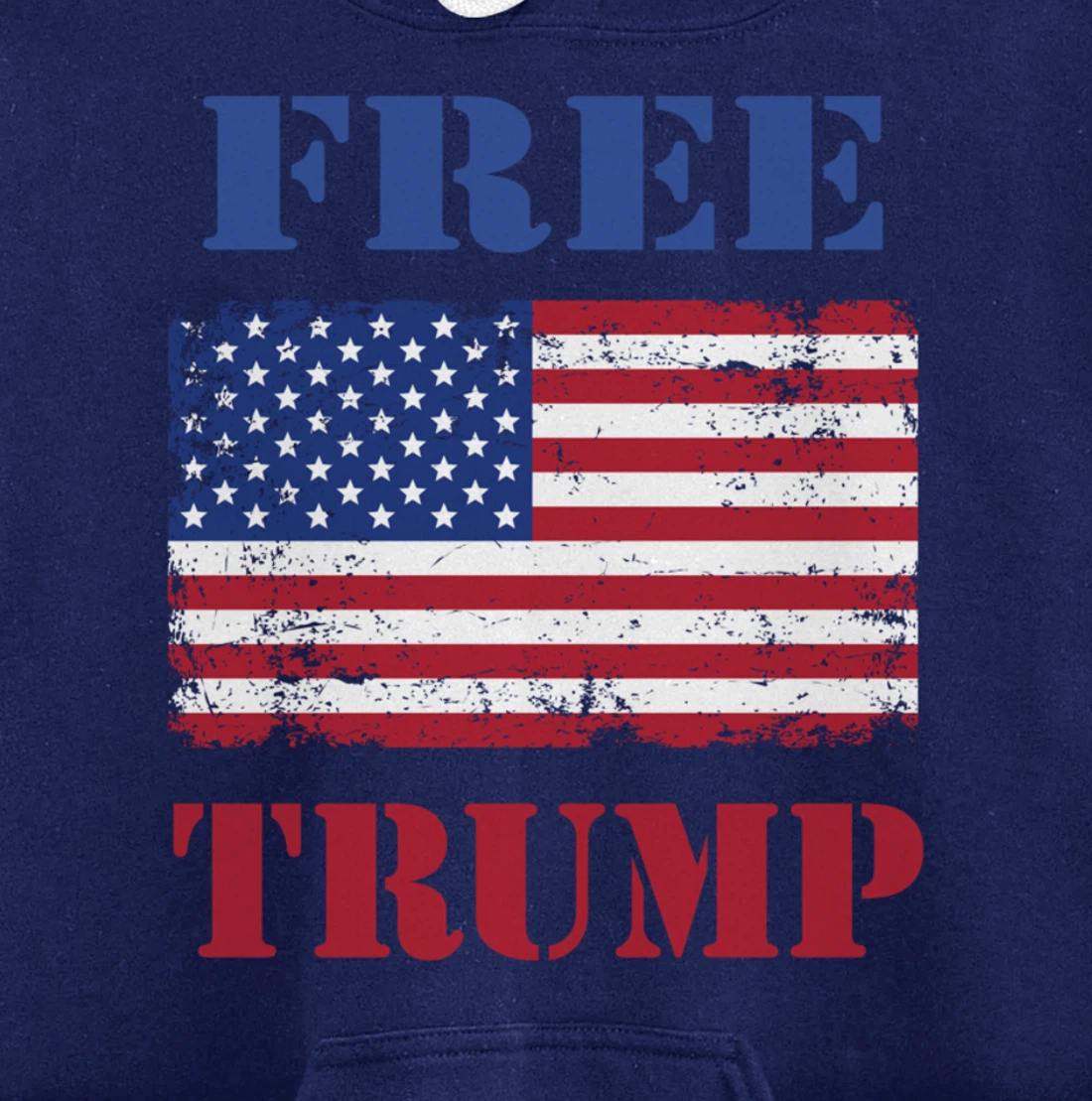 Free Trump Pullover Hoodie