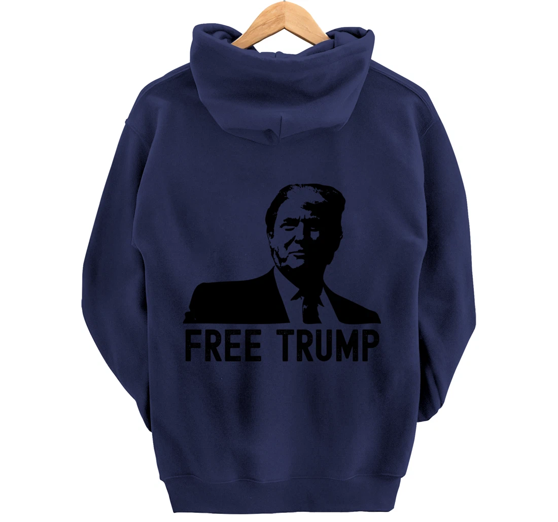 Free Trump Pullover Hoodie