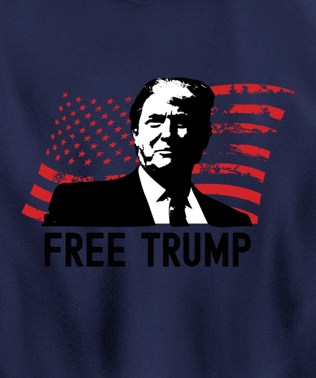 Free Trump Pullover Hoodie