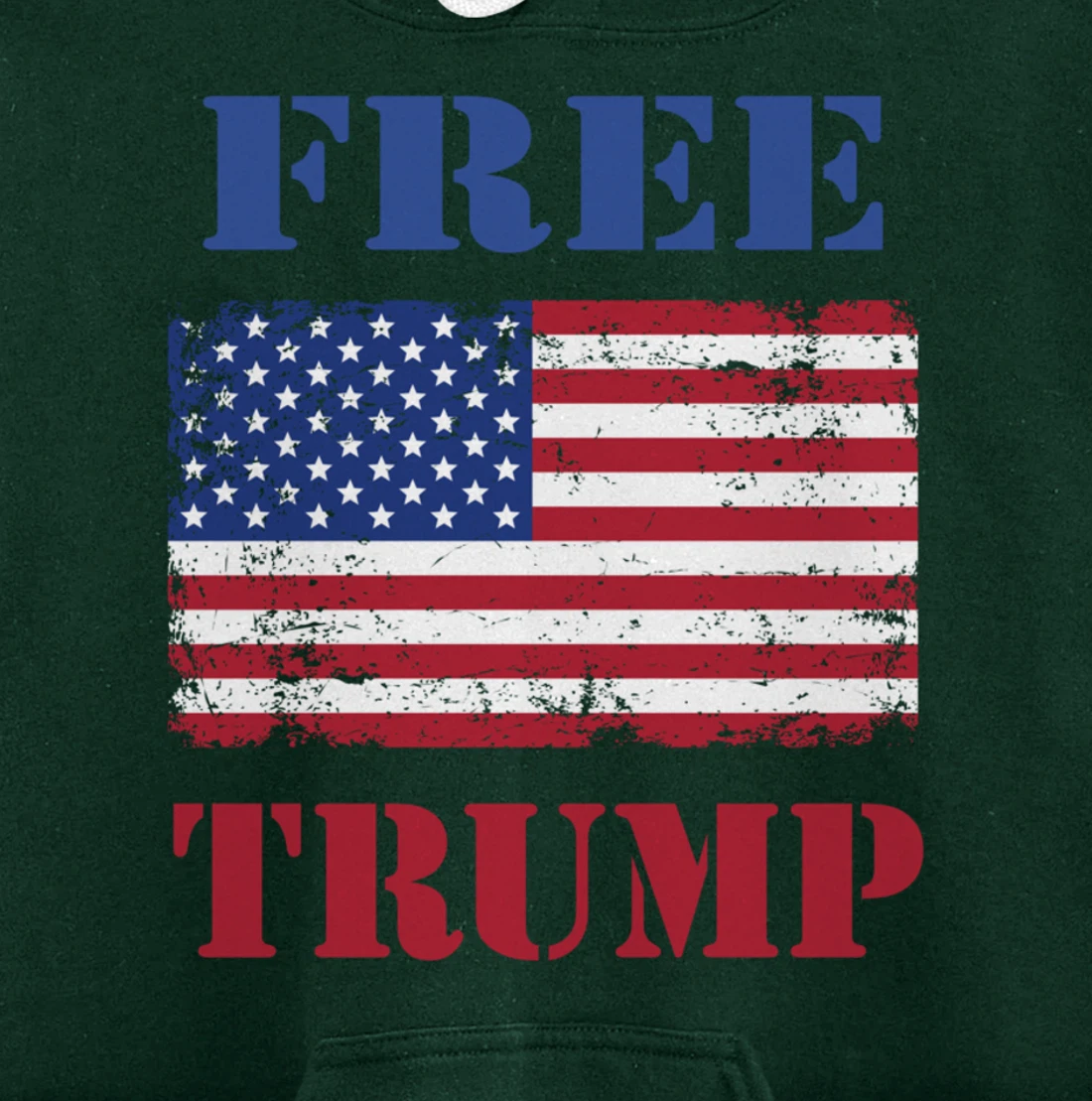Free Trump Pullover Hoodie