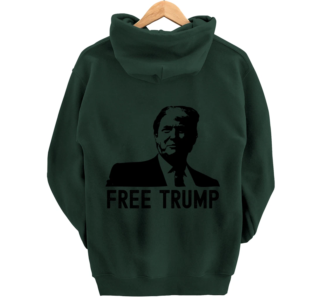 Free Trump Pullover Hoodie