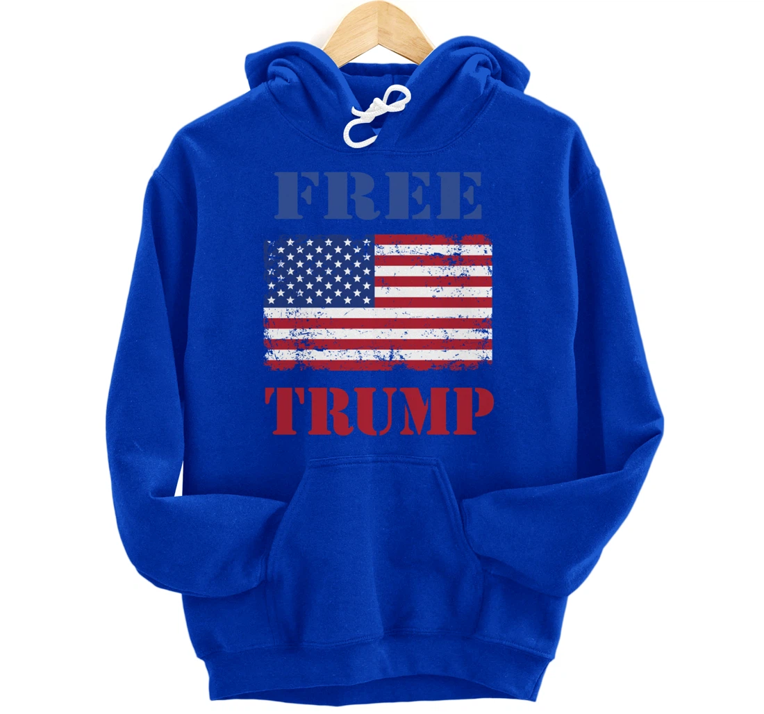 Free Trump Pullover Hoodie
