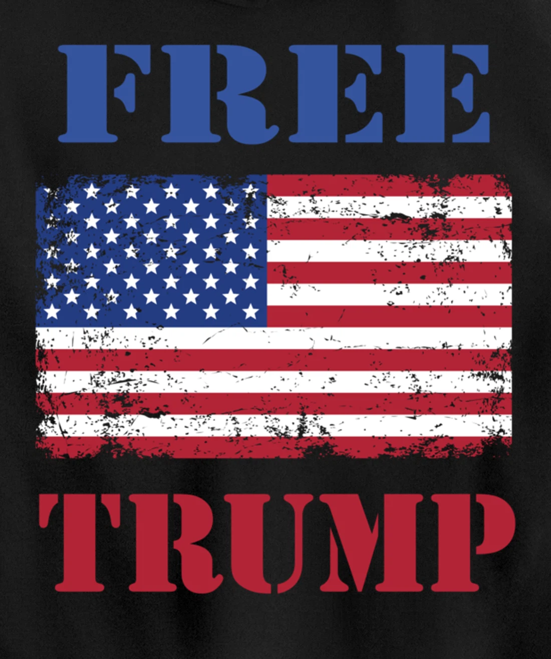 Free Trump Pullover Hoodie