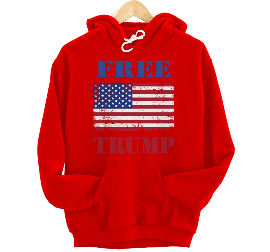 Free Trump Pullover Hoodie