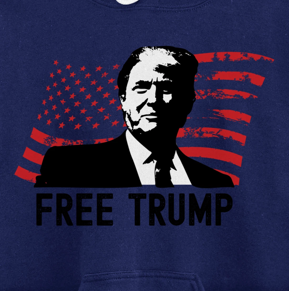 Free Trump Pullover Hoodie