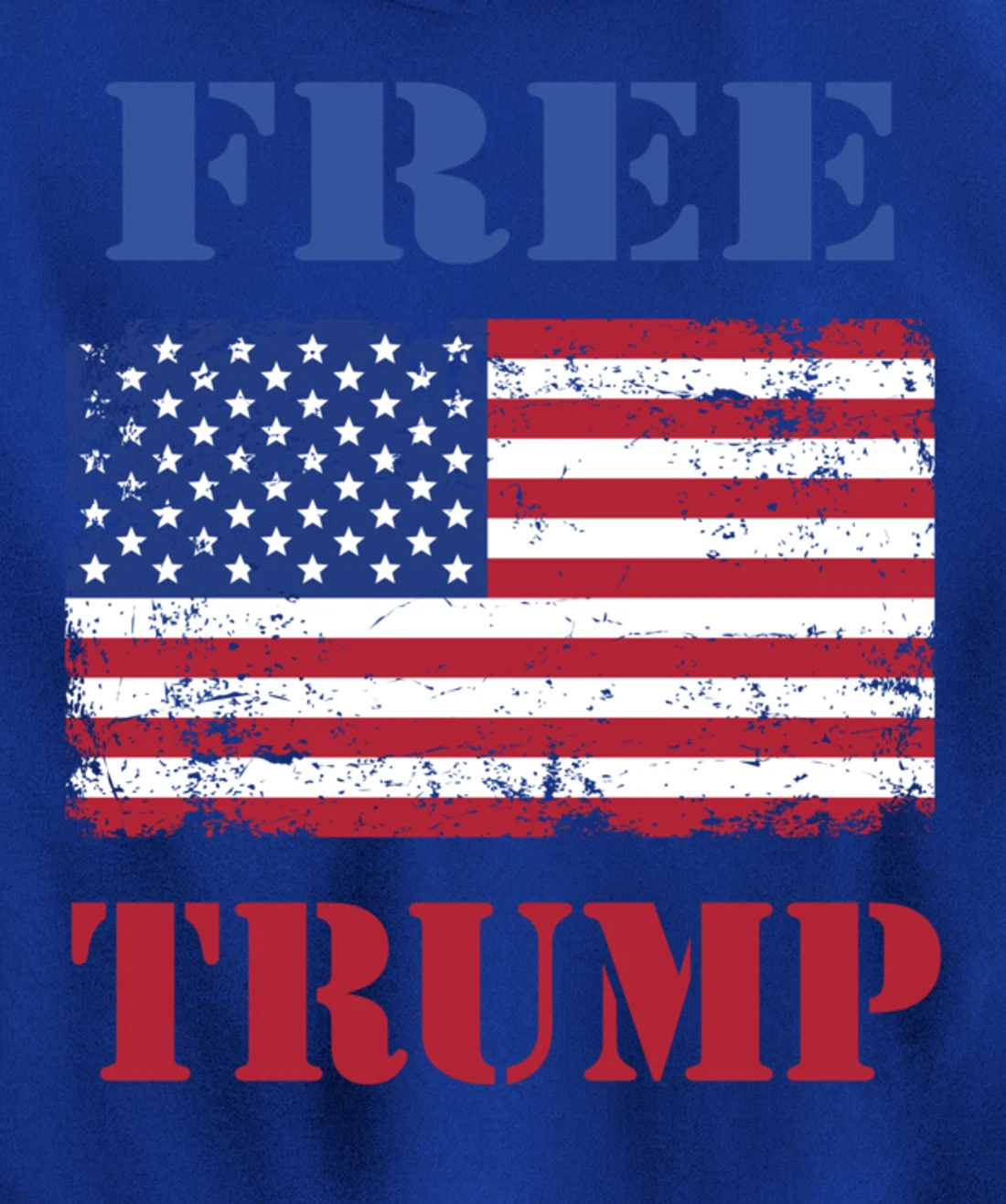 Free Trump Pullover Hoodie