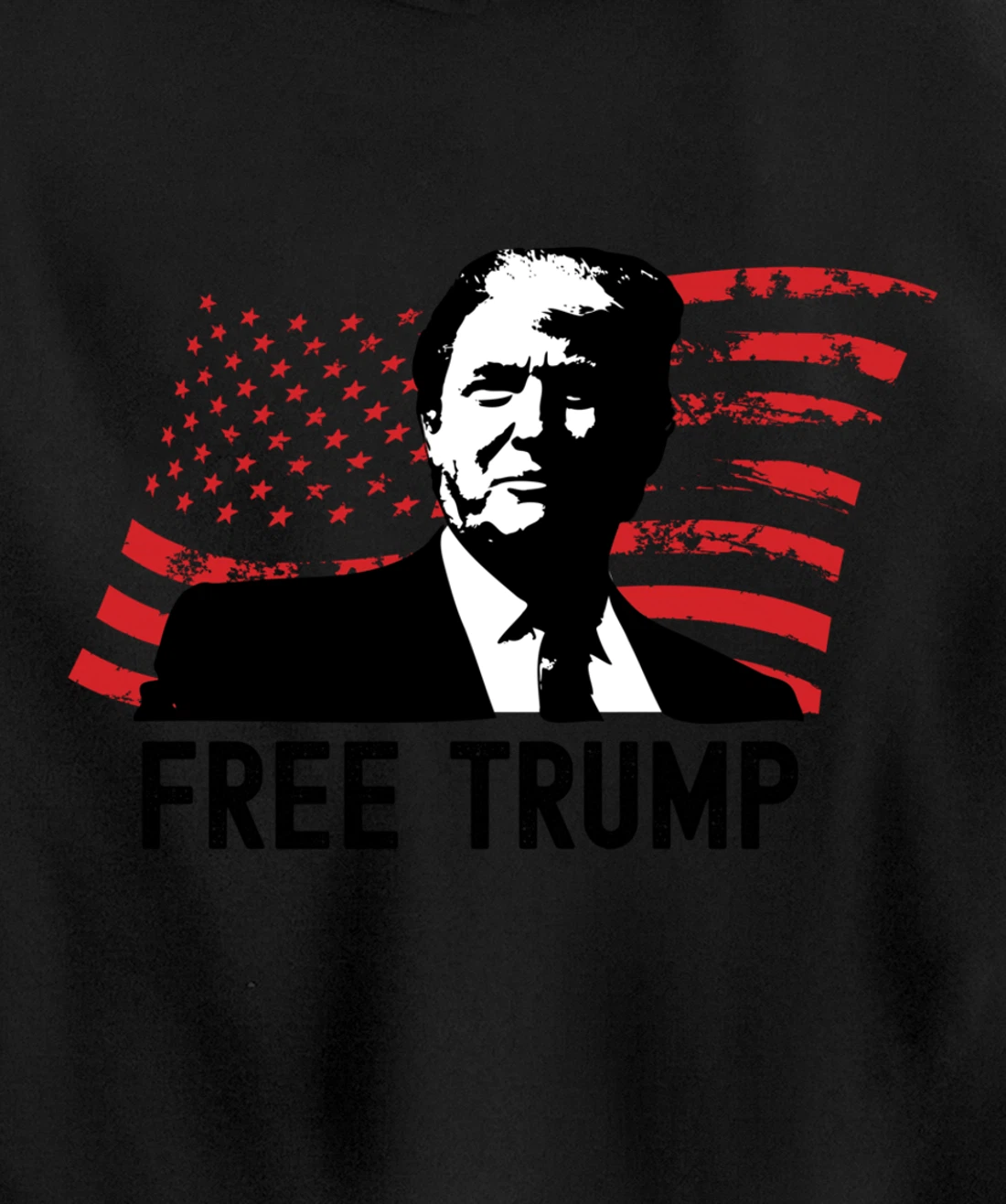 Free Trump Pullover Hoodie