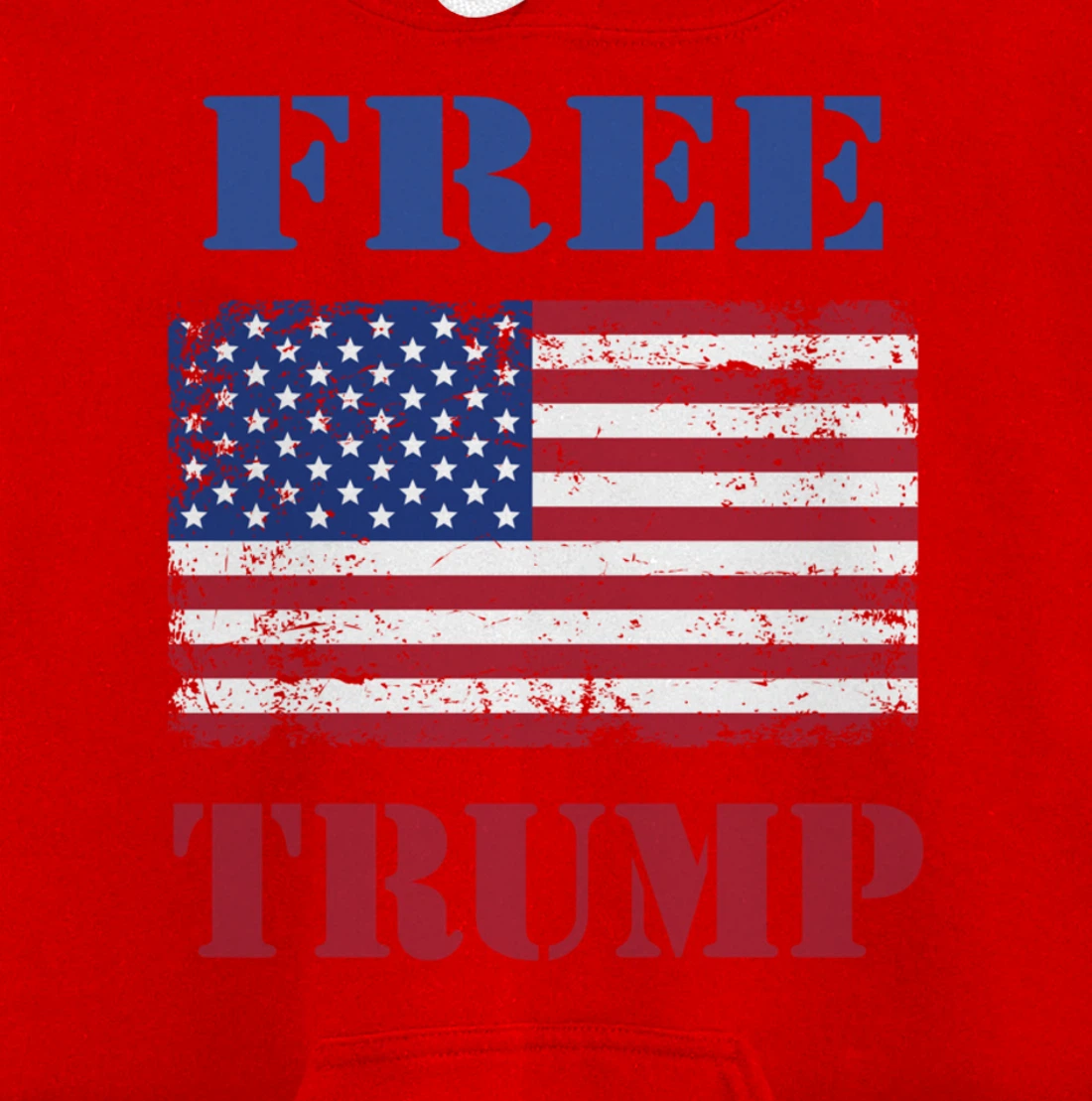 Free Trump Pullover Hoodie
