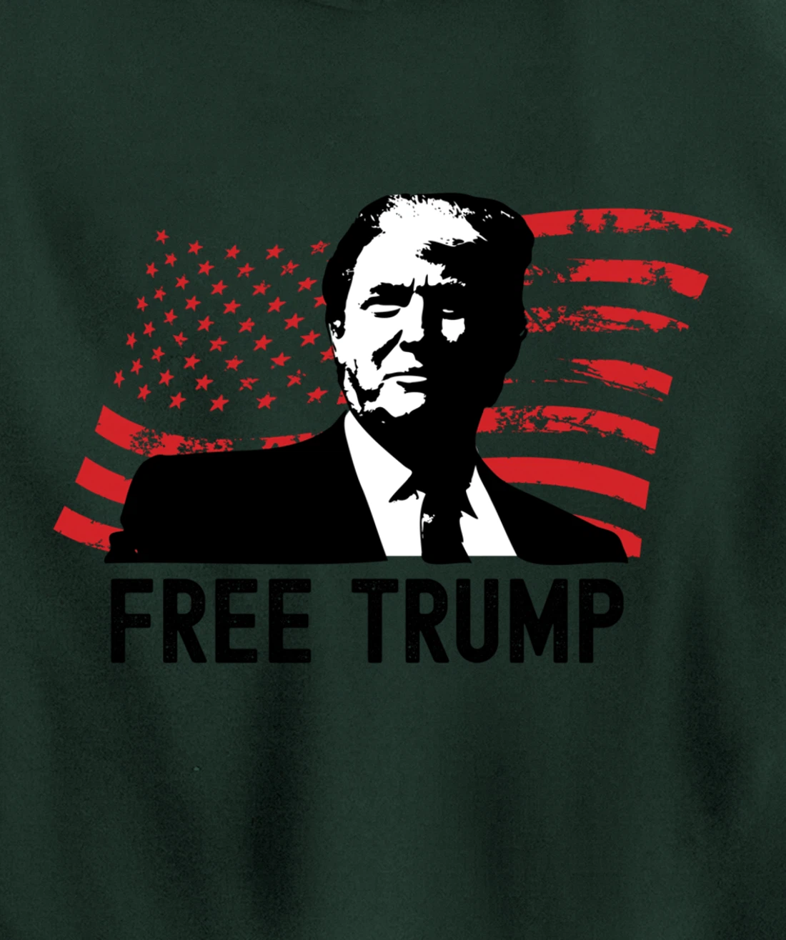Free Trump Pullover Hoodie