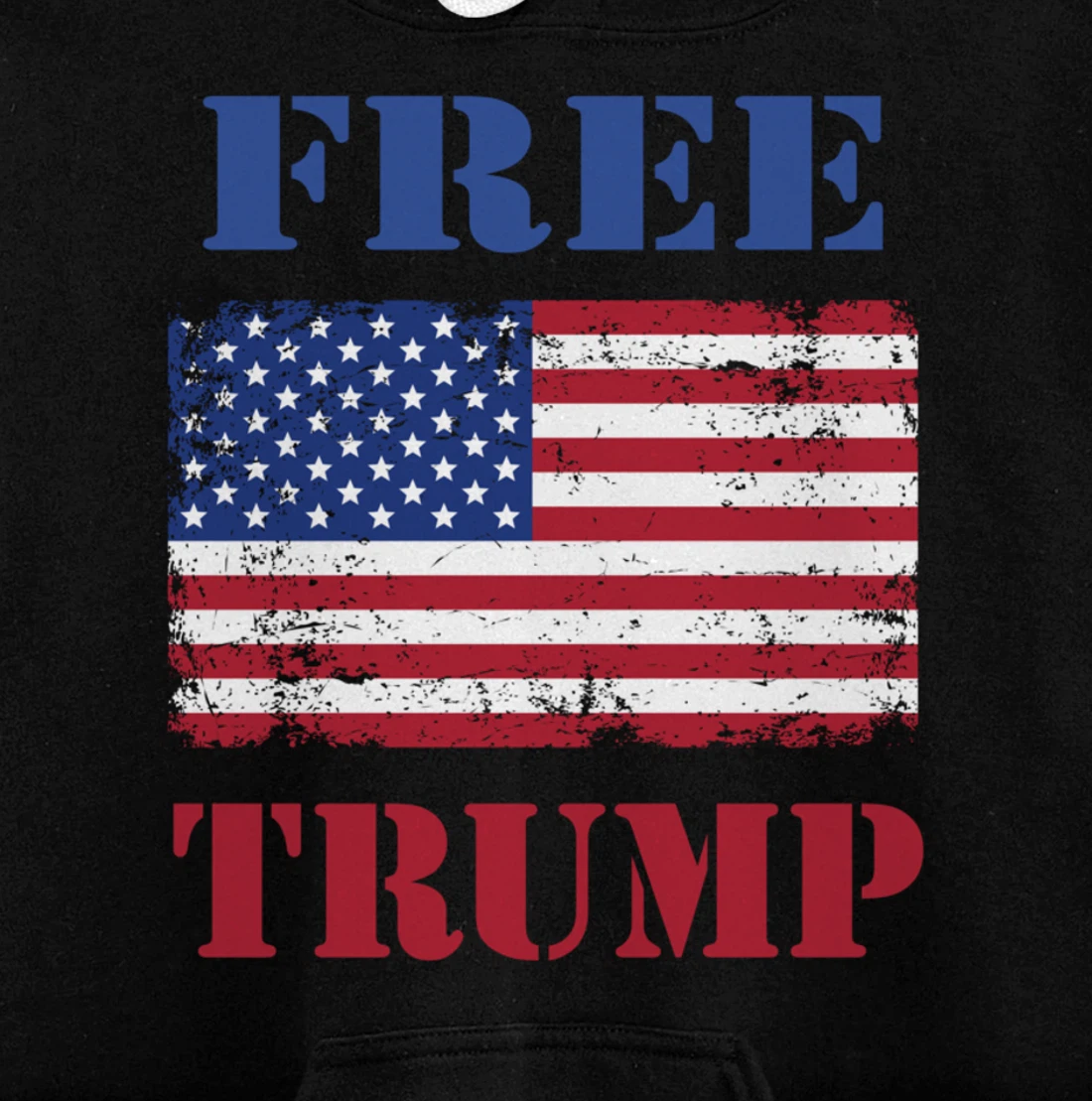 Free Trump Pullover Hoodie