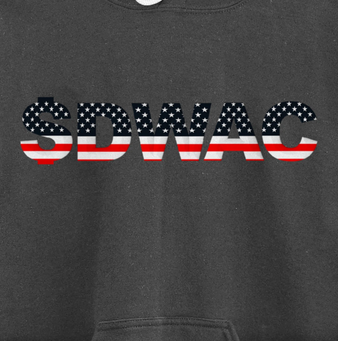 Patriotic American Pro-Trump Stock DWAC Pullover Hoodie