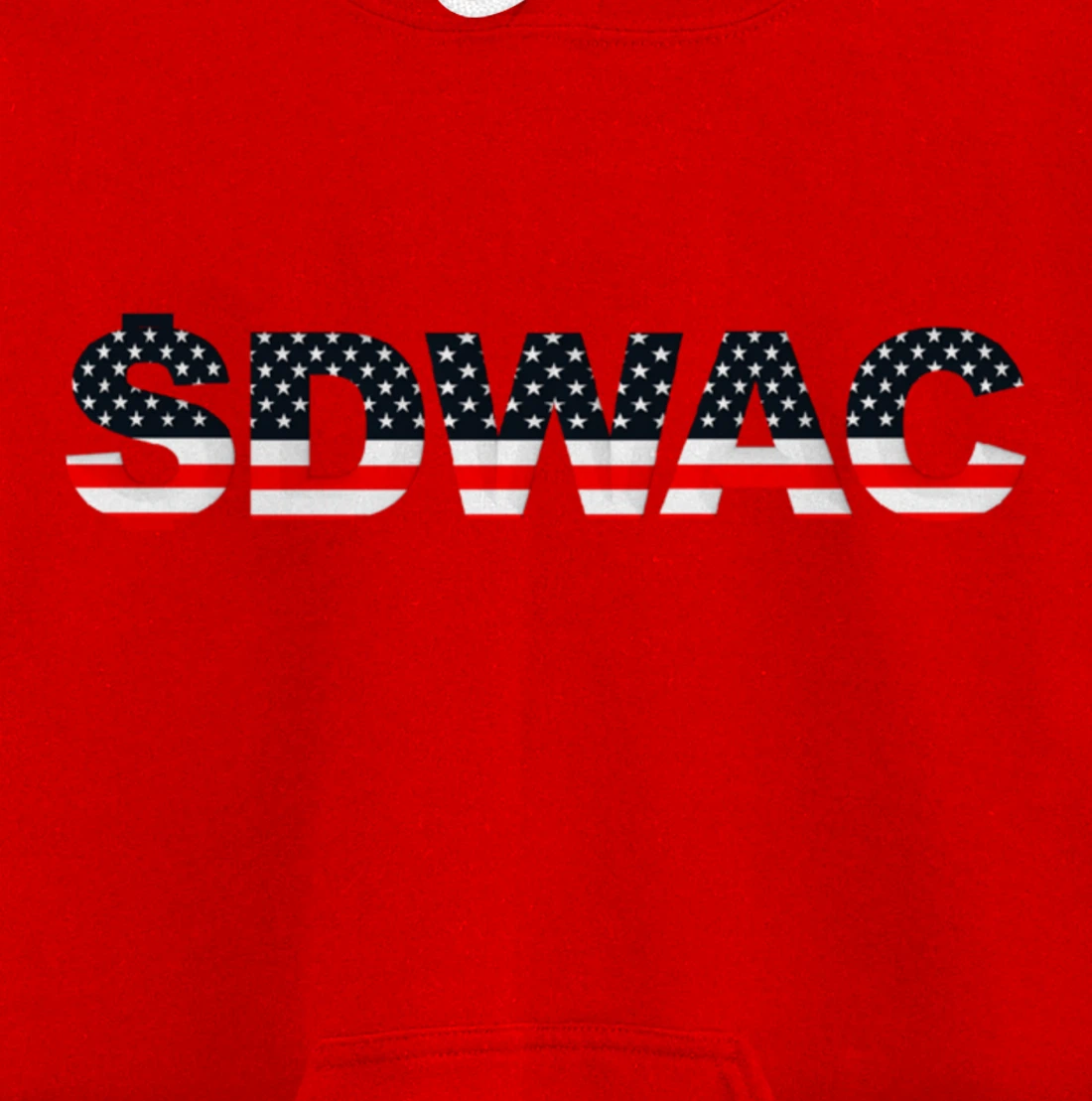 Patriotic American Pro-Trump Stock DWAC Pullover Hoodie