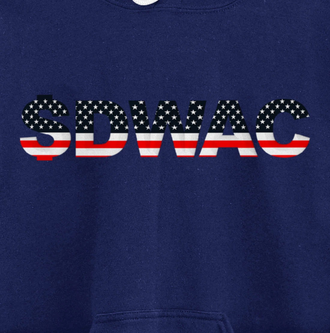 Patriotic American Pro-Trump Stock DWAC Pullover Hoodie
