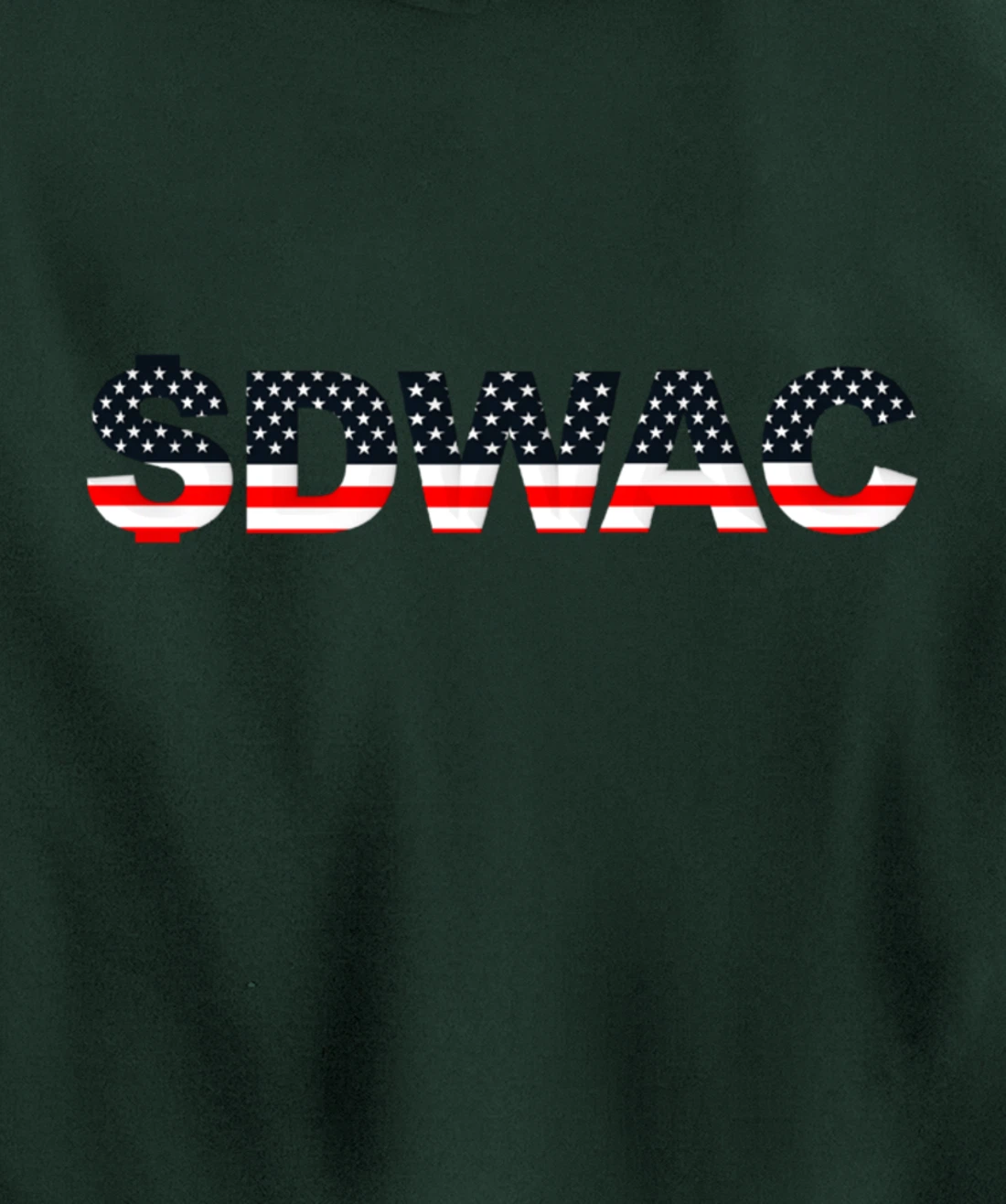 Patriotic American Pro-Trump Stock DWAC Pullover Hoodie