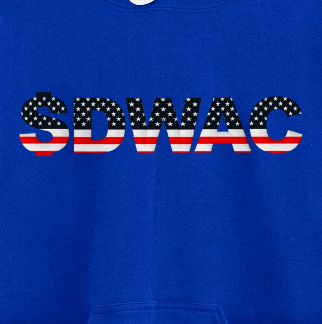 Patriotic American Pro-Trump Stock DWAC Pullover Hoodie
