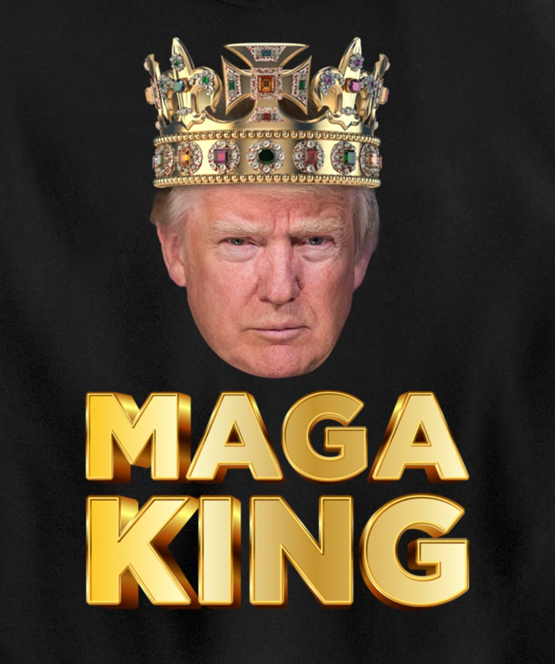 MAGA King Pro Trump Pullover Hoodie
