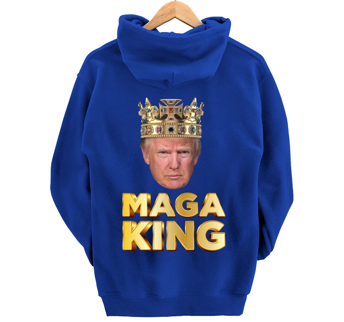 MAGA King Pro Trump Pullover Hoodie