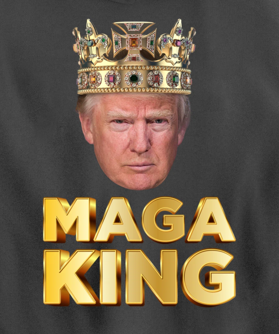 MAGA King Pro Trump Pullover Hoodie