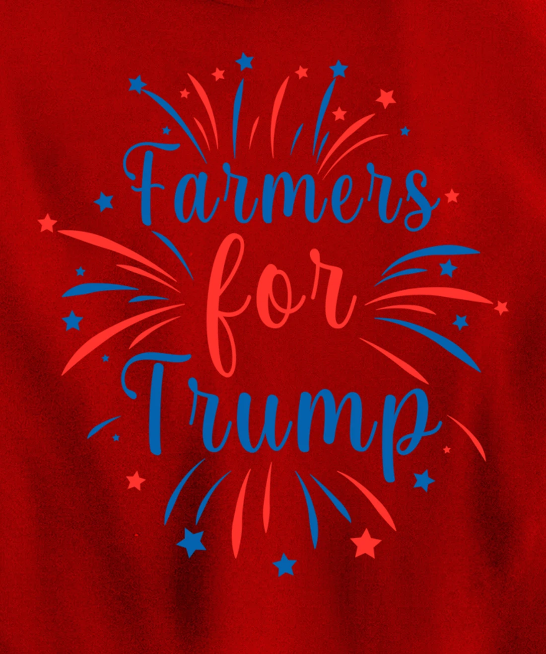 Pride Republican USA Patriot Farmers for Trump Election Pullover Hoodie