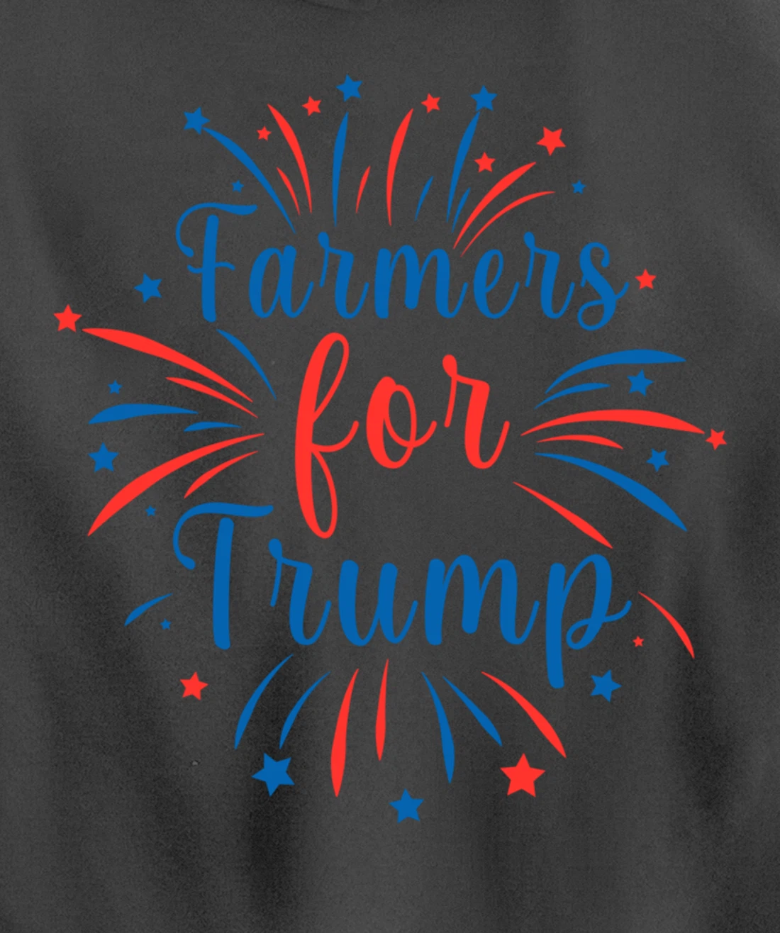 Pride Republican USA Patriot Farmers for Trump Election Pullover Hoodie