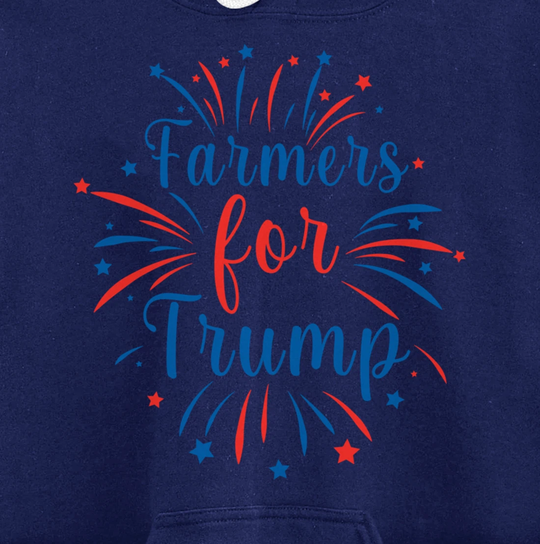 Pride Republican USA Patriot Farmers for Trump Election Pullover Hoodie