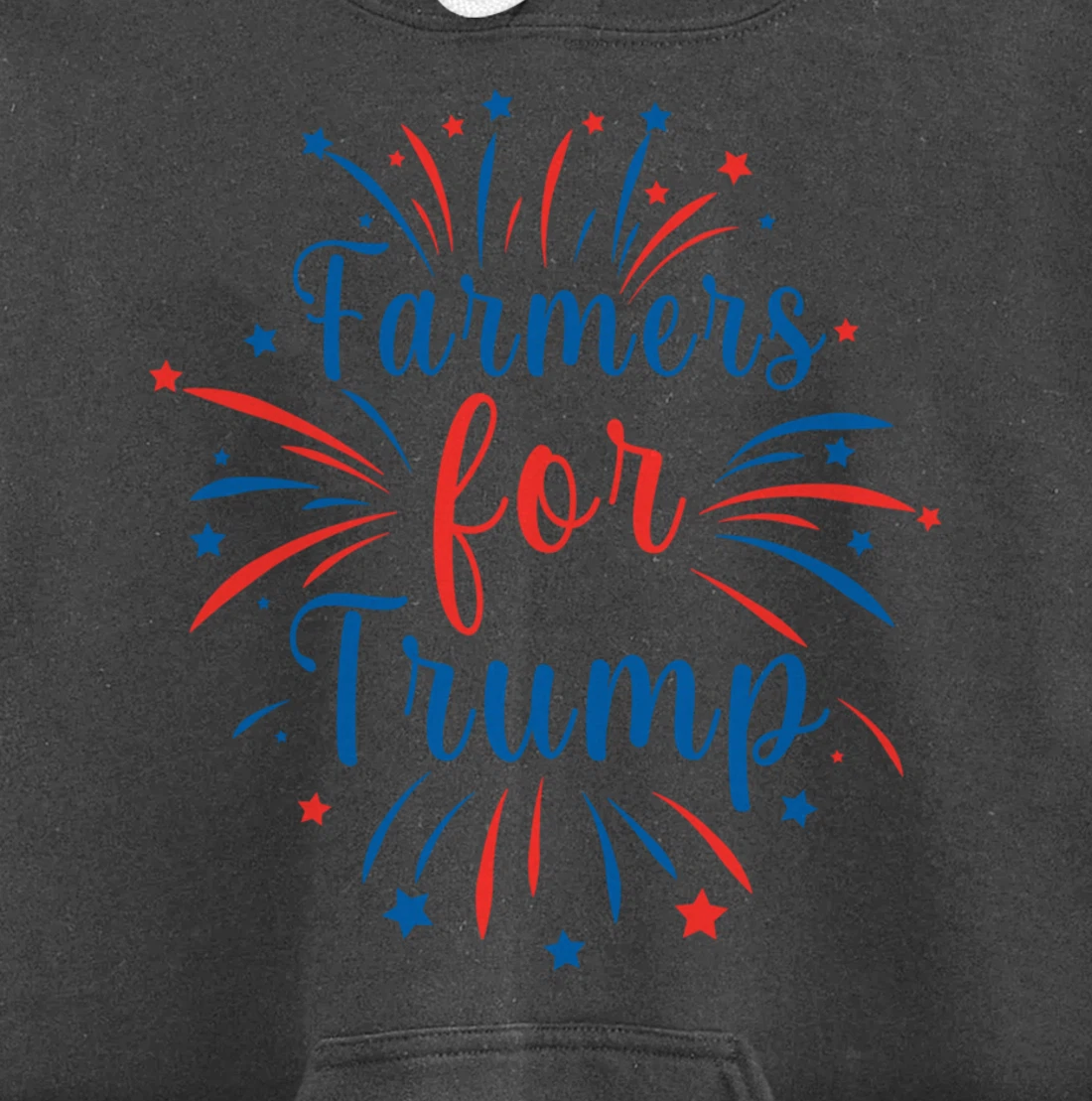 Pride Republican USA Patriot Farmers for Trump Election Pullover Hoodie