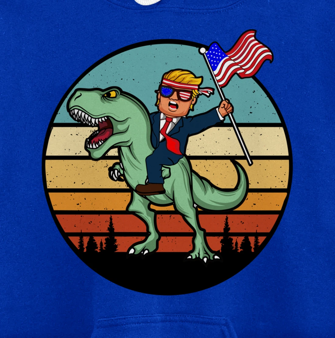 Funny Dinosaur Donald Trump Design Tees Pullover Hoodie