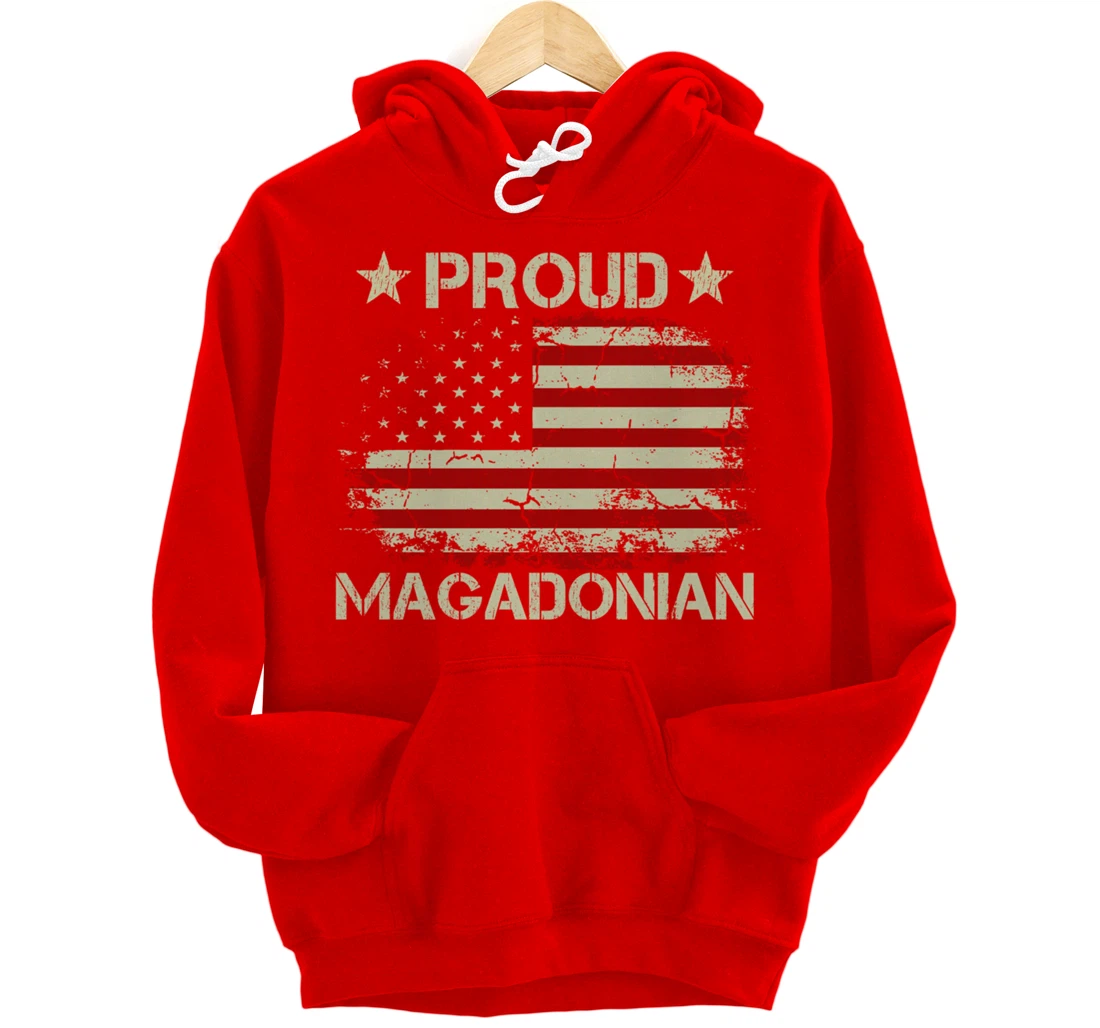 Magadonia 2024 Trump Voter Proud Trump Supporter Magadonian Pullover Hoodie
