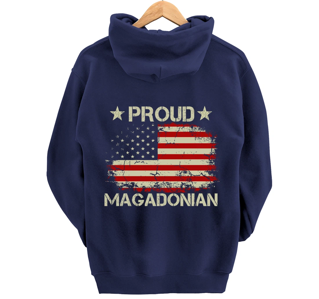 Magadonia 2024 Trump Voter Proud Trump Supporter Magadonian Pullover Hoodie