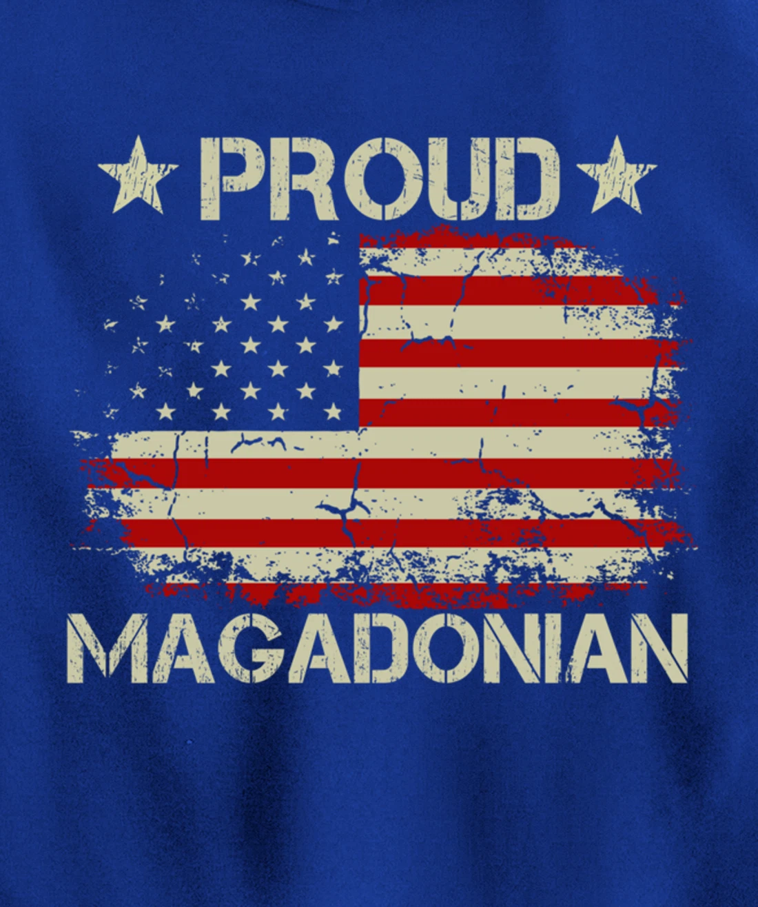Magadonia 2024 Trump Voter Proud Trump Supporter Magadonian Pullover Hoodie