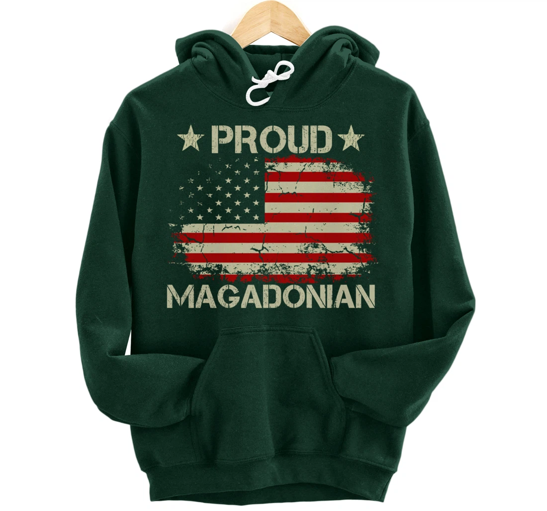 Magadonia 2024 Trump Voter Proud Trump Supporter Magadonian Pullover Hoodie