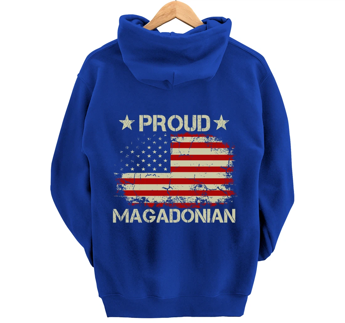 Magadonia 2024 Trump Voter Proud Trump Supporter Magadonian Pullover Hoodie