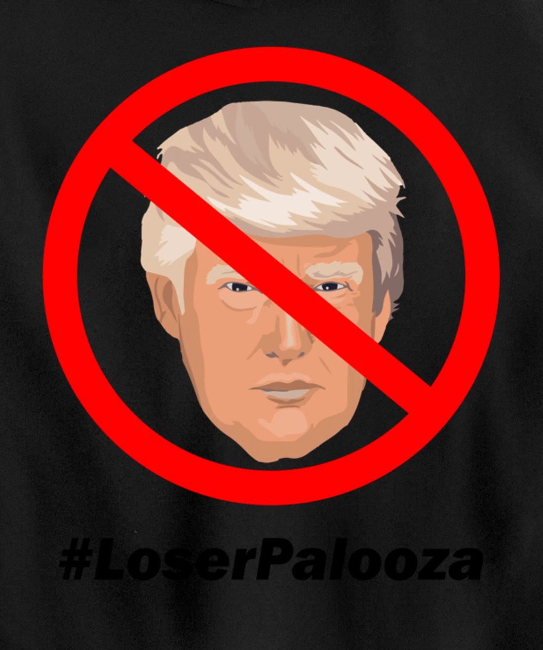 Loser Palooza Funny Plane cute fun joke Trump LoserPalooza Pullover Hoodie