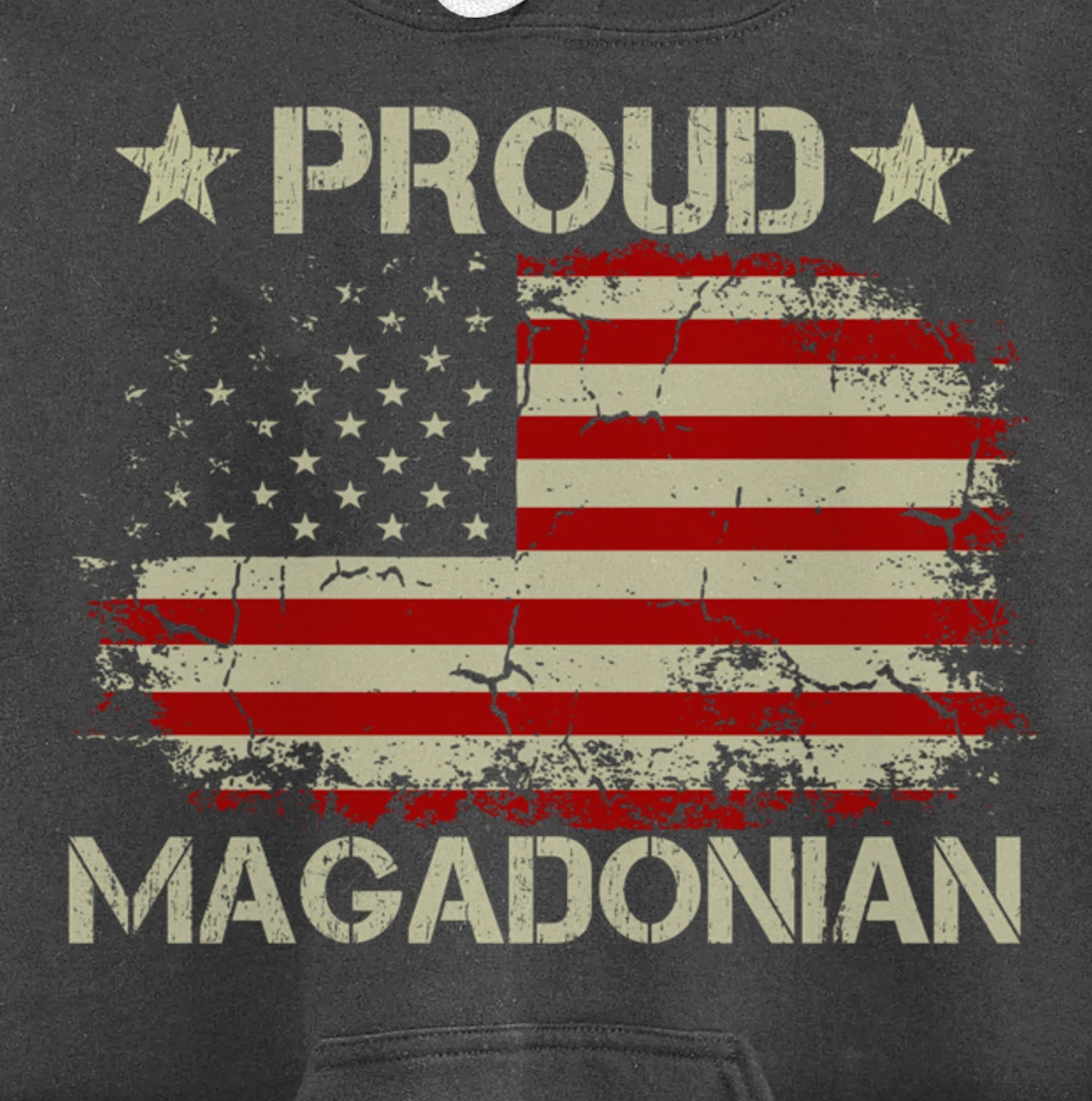Magadonia 2024 Trump Voter Proud Trump Supporter Magadonian Pullover Hoodie