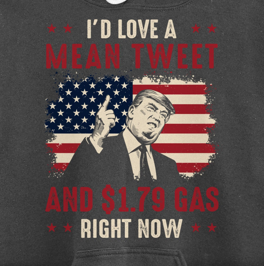 Vote for Trump Pullover Hoodie