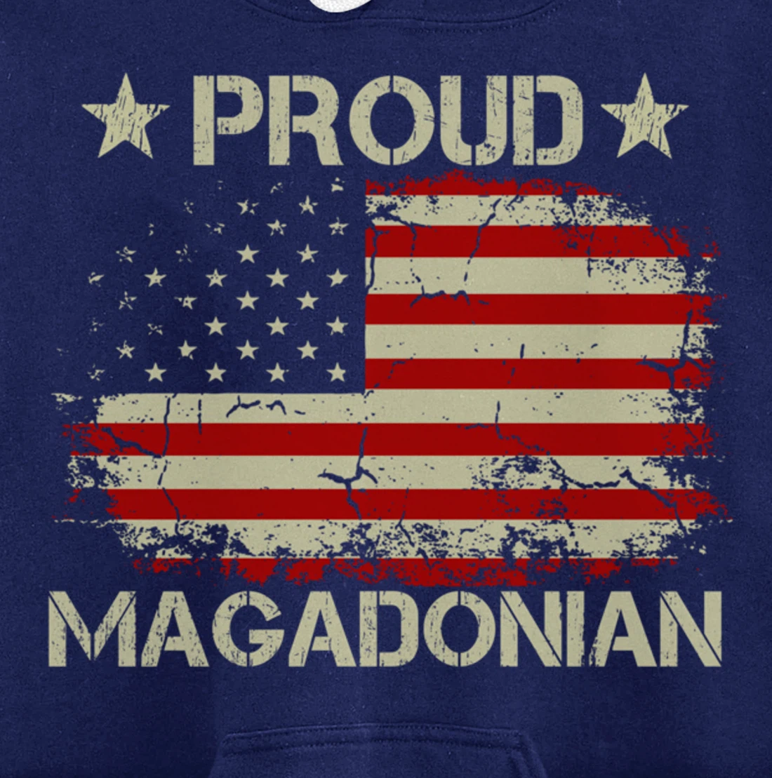 Magadonia 2024 Trump Voter Proud Trump Supporter Magadonian Pullover Hoodie
