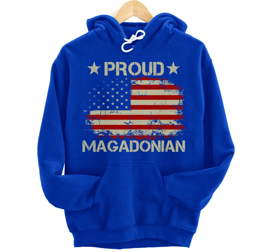 Magadonia 2024 Trump Voter Proud Trump Supporter Magadonian Pullover Hoodie