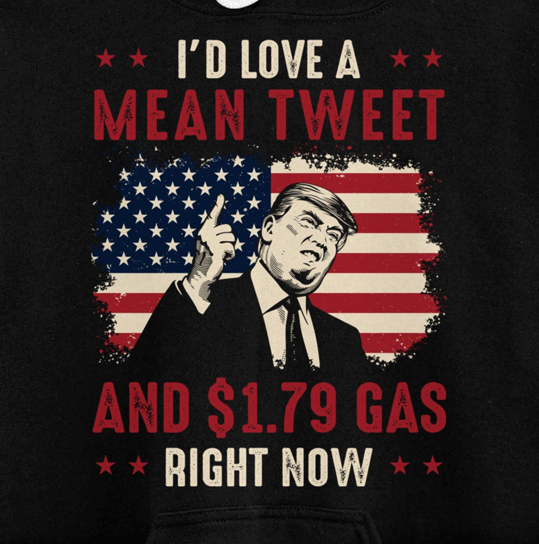 Vote for Trump Pullover Hoodie