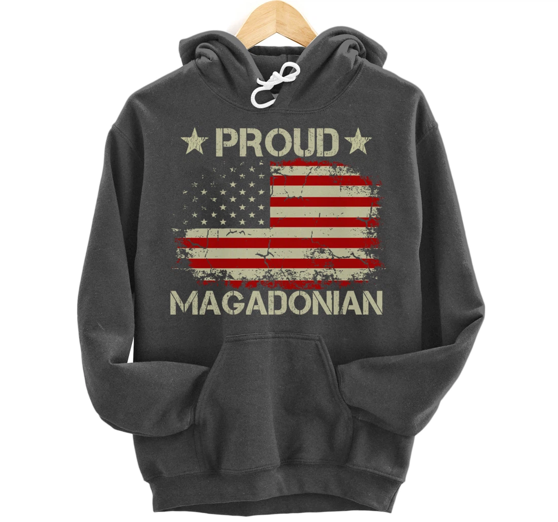 Magadonia 2024 Trump Voter Proud Trump Supporter Magadonian Pullover Hoodie
