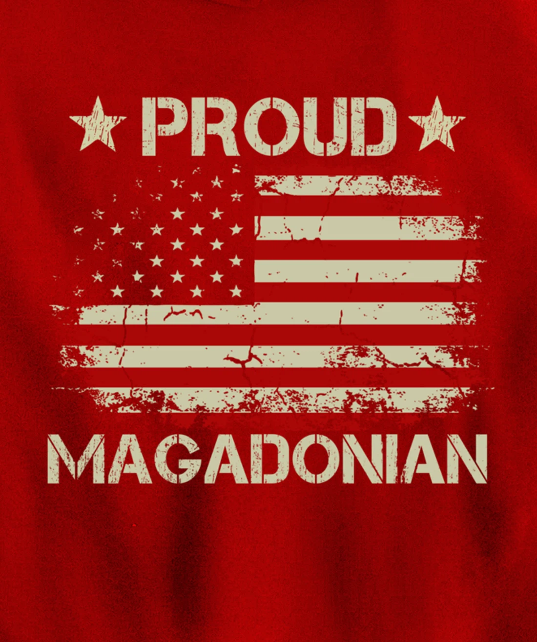 Magadonia 2024 Trump Voter Proud Trump Supporter Magadonian Pullover Hoodie