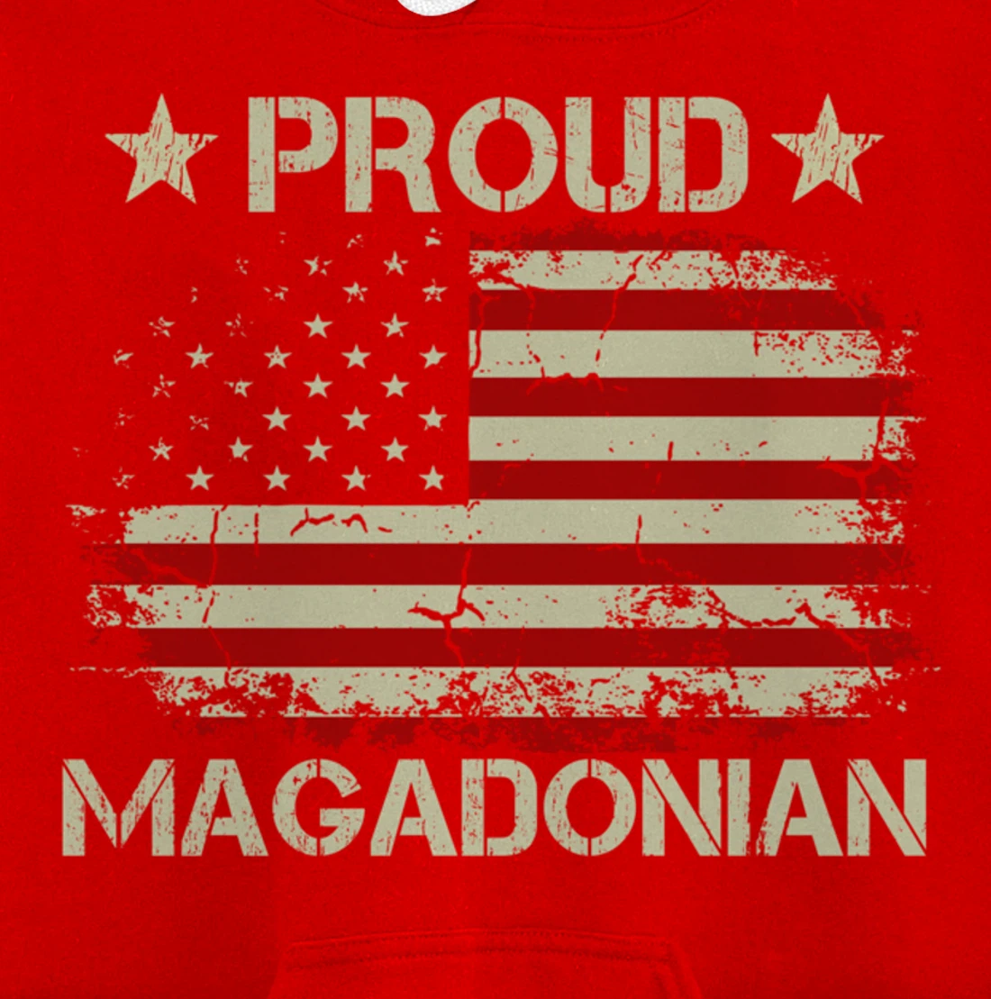 Magadonia 2024 Trump Voter Proud Trump Supporter Magadonian Pullover Hoodie