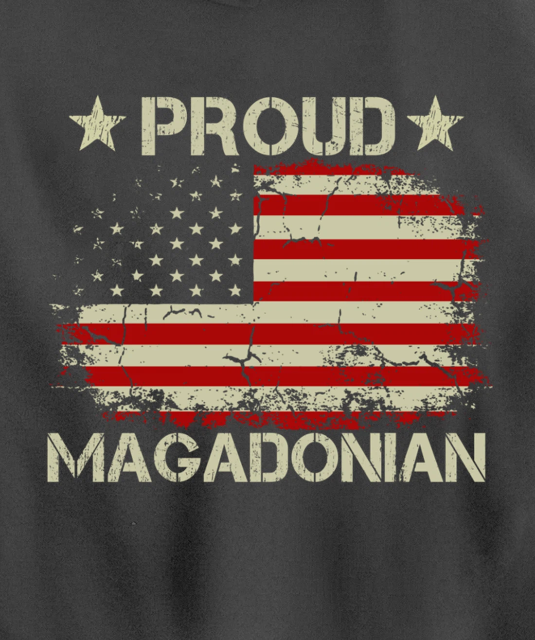 Magadonia 2024 Trump Voter Proud Trump Supporter Magadonian Pullover Hoodie