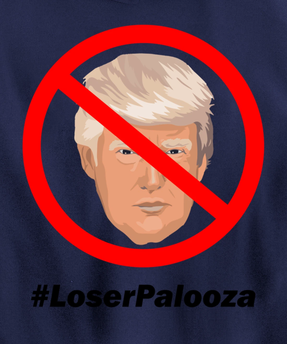 Loser Palooza Funny Plane cute fun joke Trump LoserPalooza Pullover Hoodie