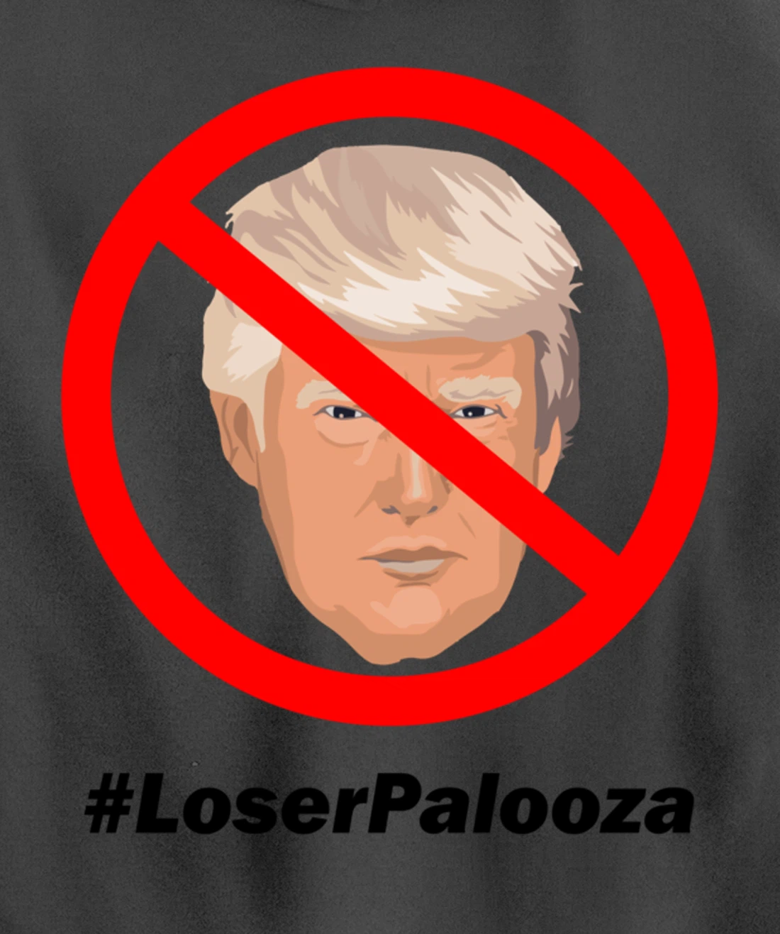 Loser Palooza Funny Plane cute fun joke Trump LoserPalooza Pullover Hoodie