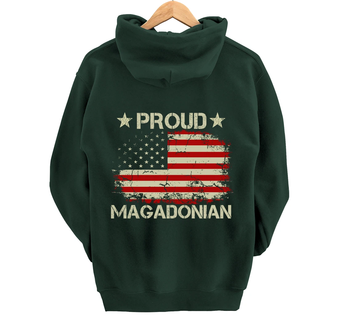 Magadonia 2024 Trump Voter Proud Trump Supporter Magadonian Pullover Hoodie