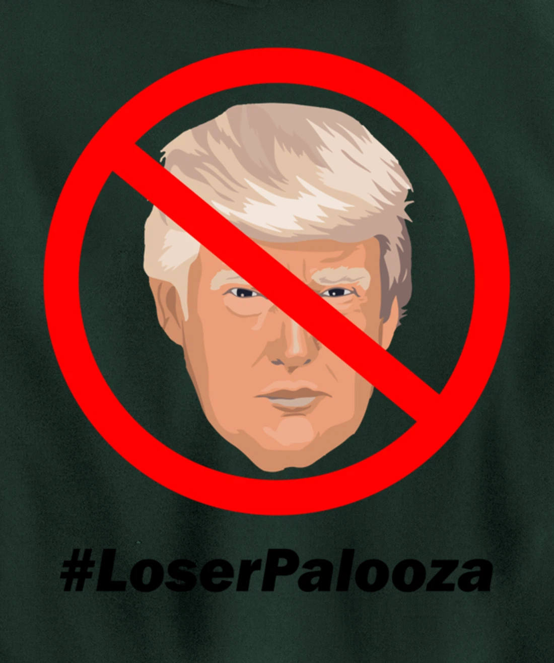 Loser Palooza Funny Plane cute fun joke Trump LoserPalooza Pullover Hoodie