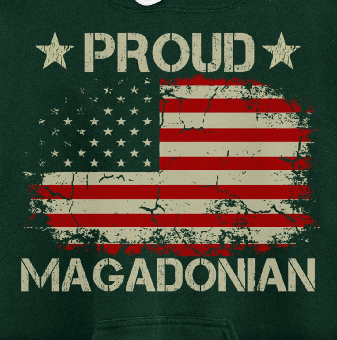 Magadonia 2024 Trump Voter Proud Trump Supporter Magadonian Pullover Hoodie