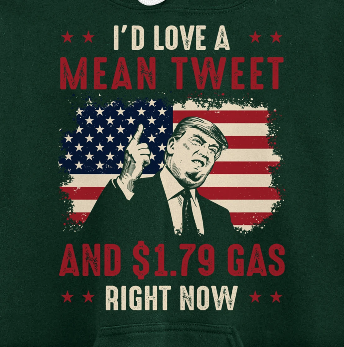 Vote for Trump Pullover Hoodie