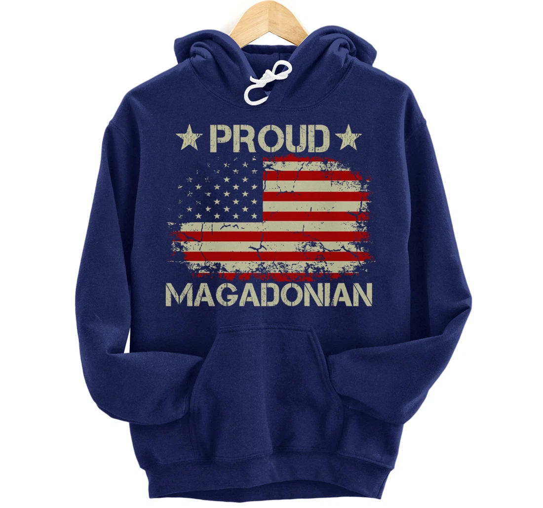 Magadonia 2024 Trump Voter Proud Trump Supporter Magadonian Pullover Hoodie